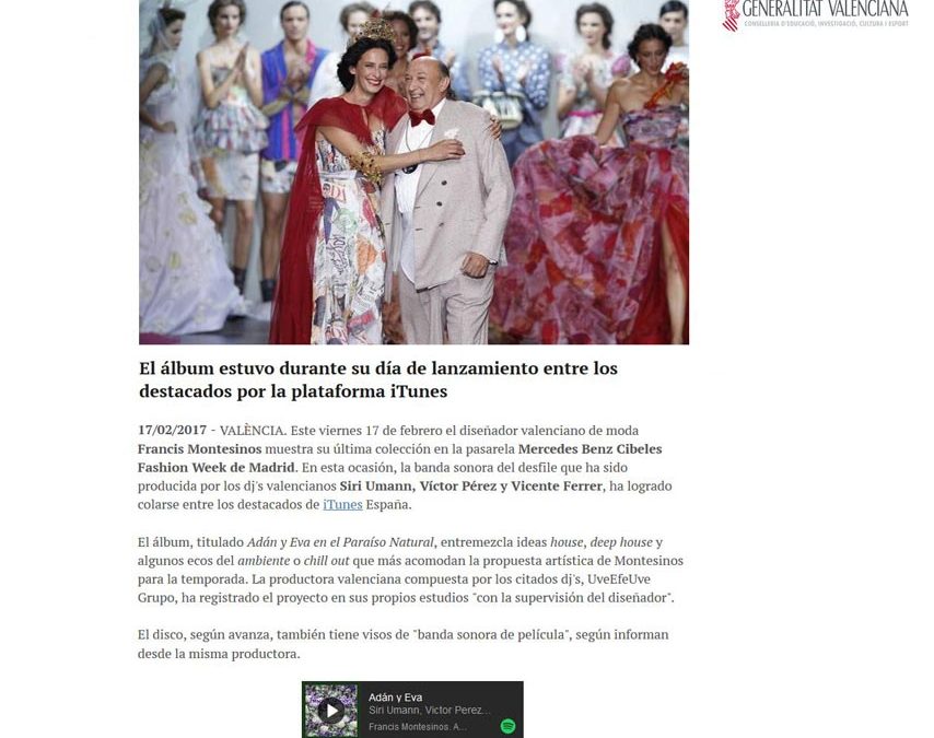 Publicación en el periódico digital VALENCIA PLAZA. Madrid Fashion Week, 2017