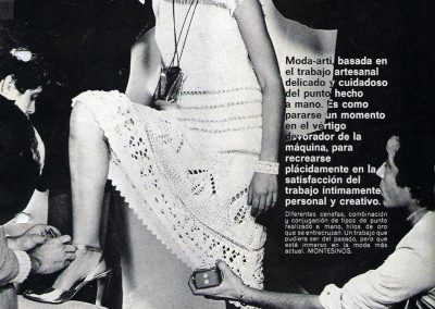 Publicación en la revista Centro Moda, 1977
